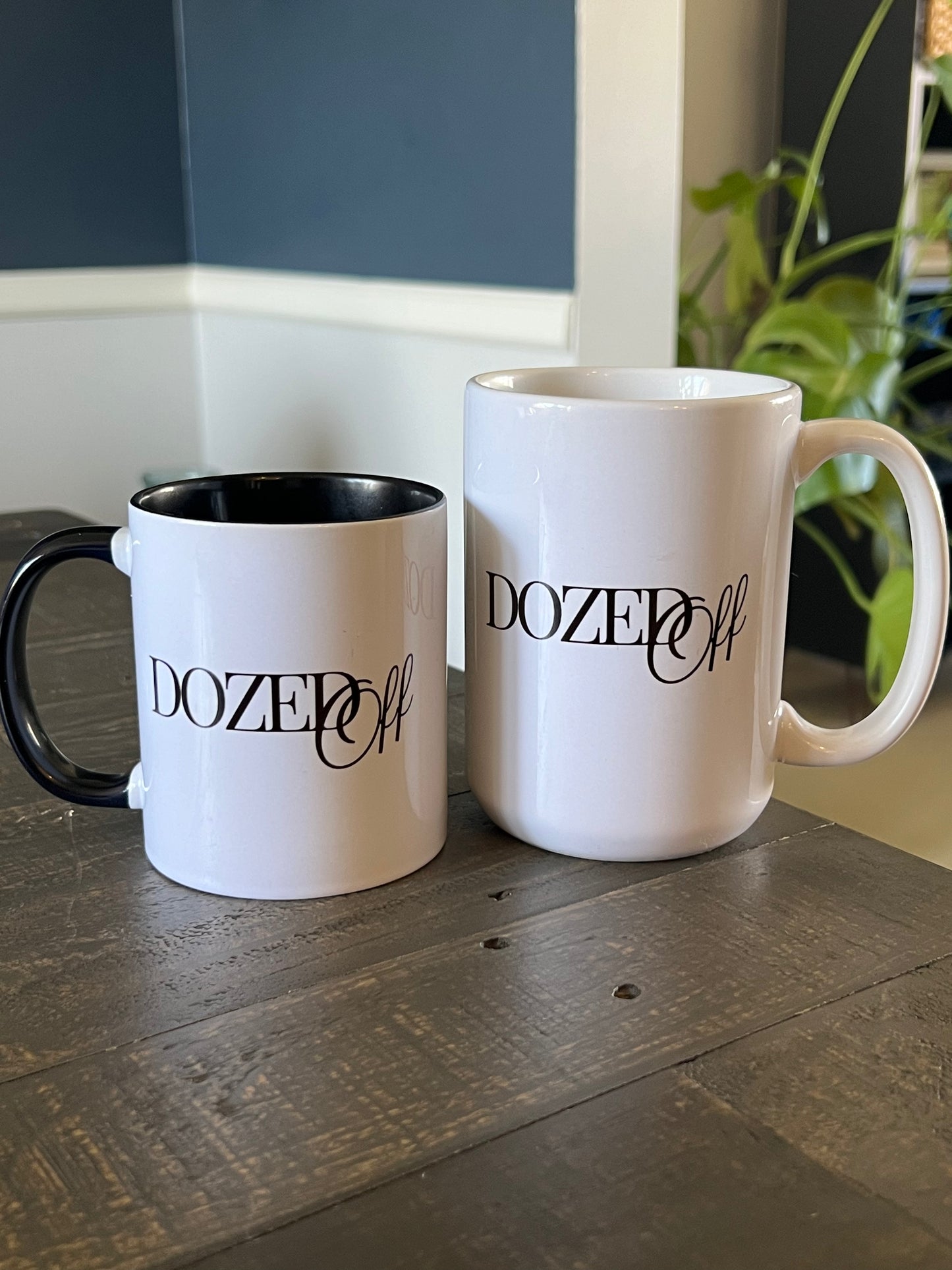 Dozed Off Signature Logo Mug - 11oz Black & White