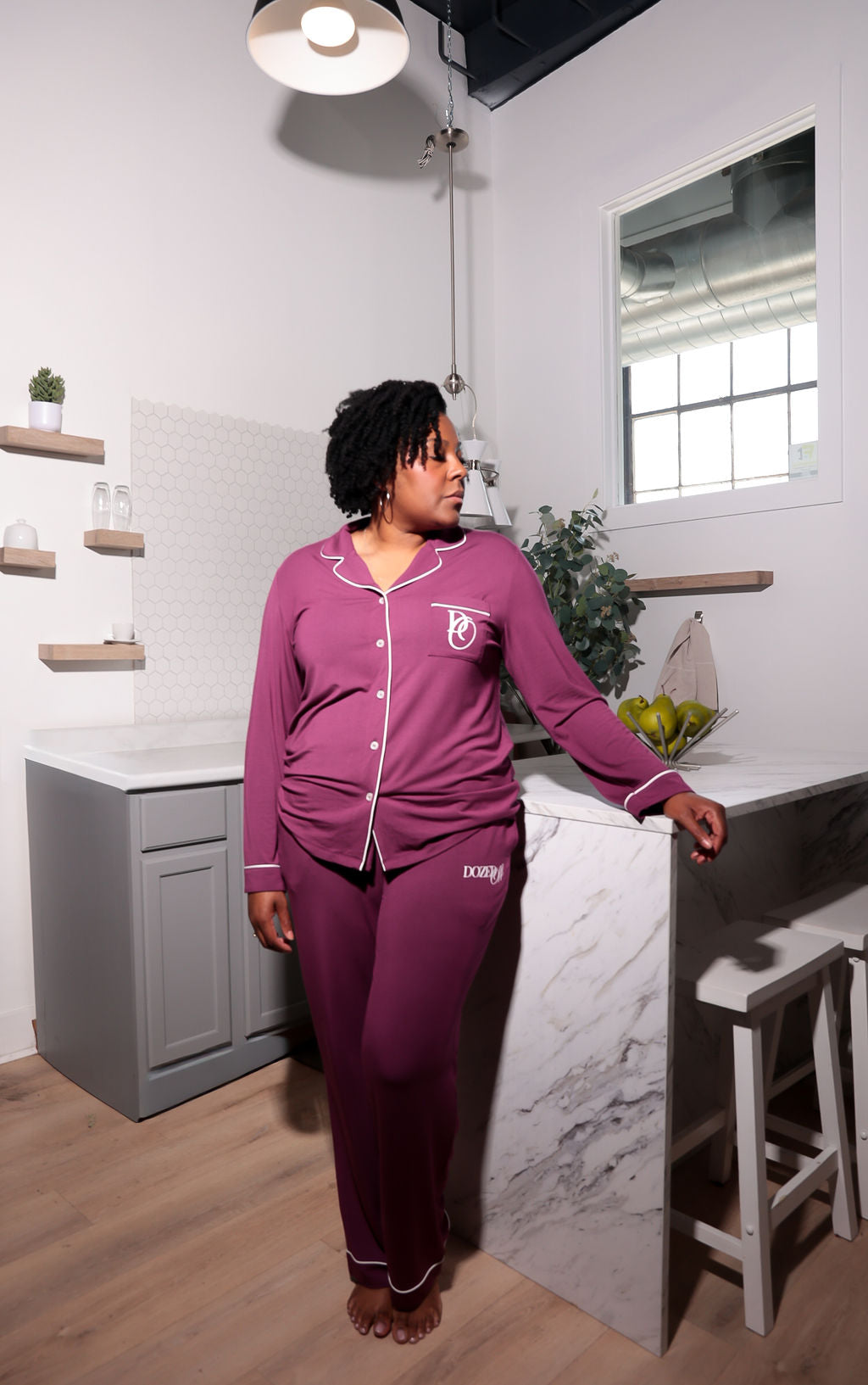 Long Sleeve Button-Up PJ Set