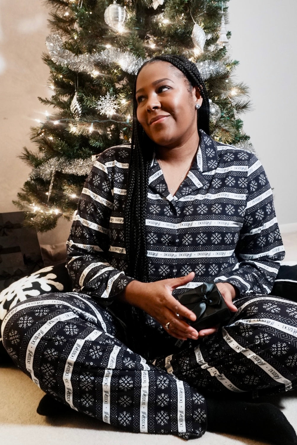 Holiday Button-Up PJ Set