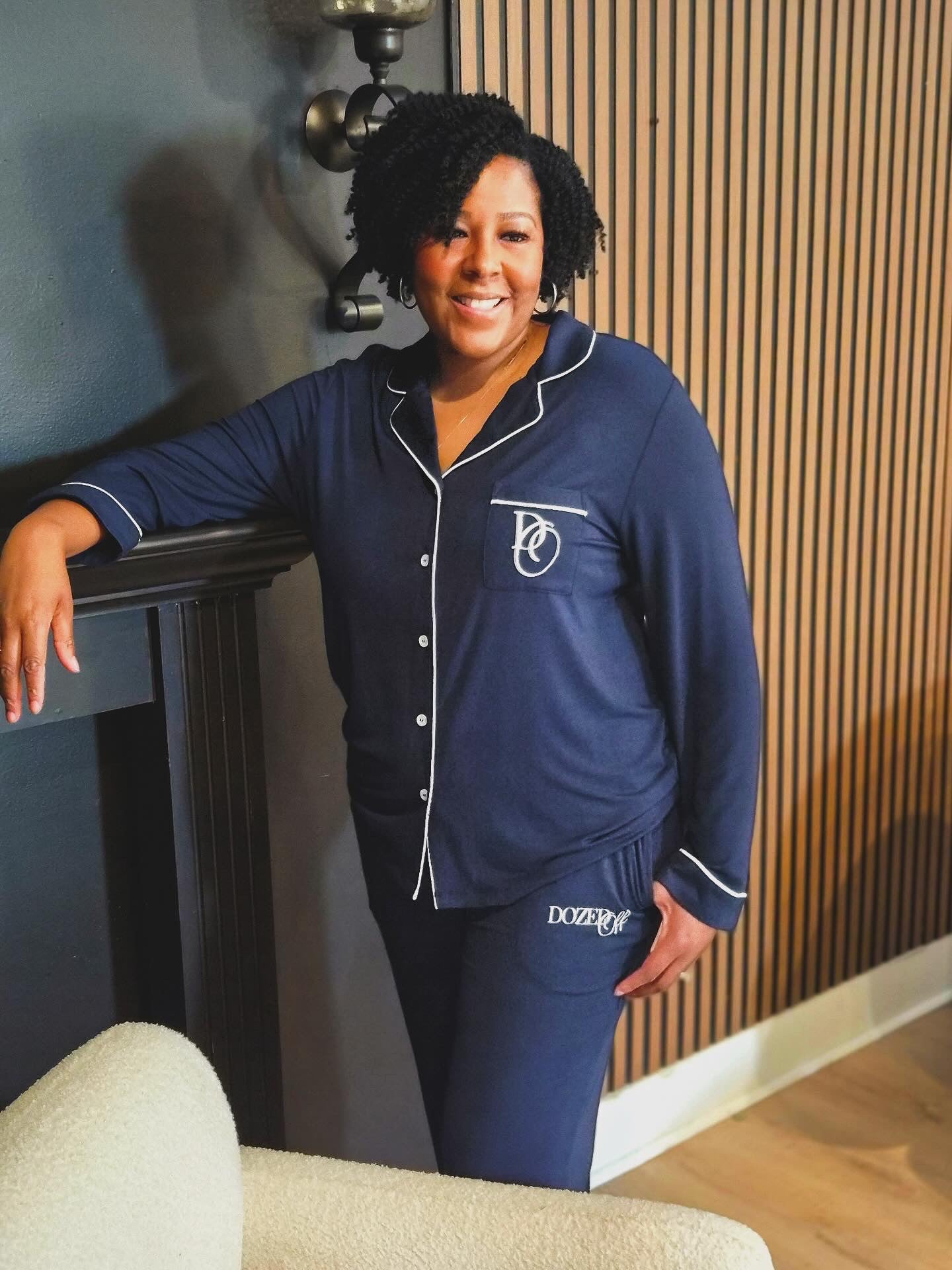 Long Sleeve Button-Up PJ Set