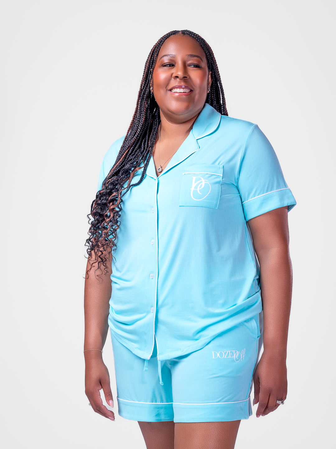 Short Sleeve Button-Up & Shorts Set