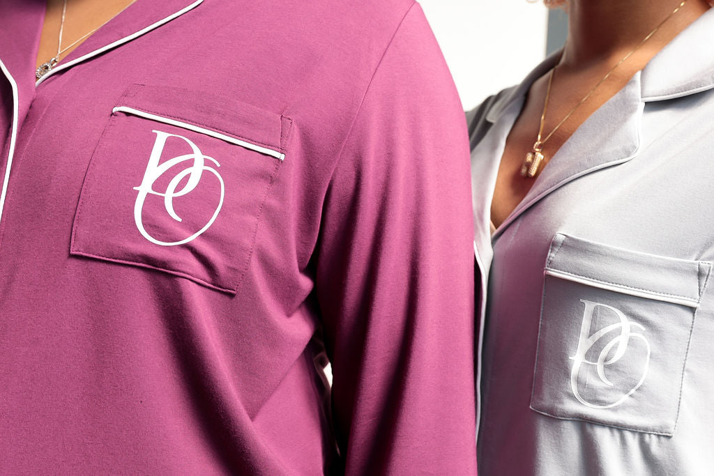 Long Sleeve Button-Up PJ Set