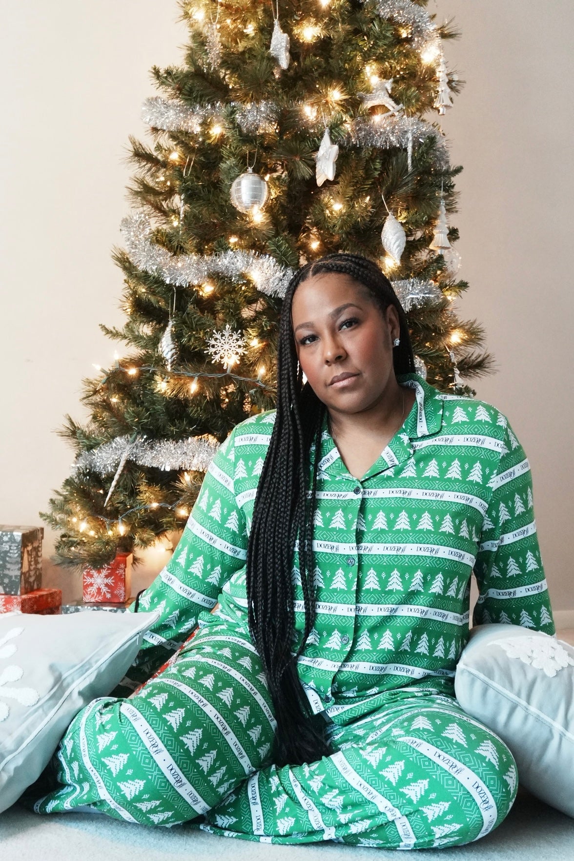 Holiday Button-Up PJ Set