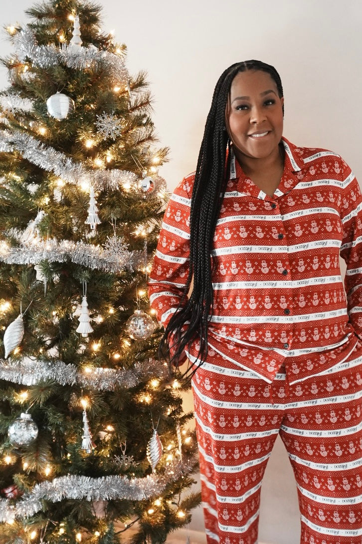 Holiday Button-Up PJ Set