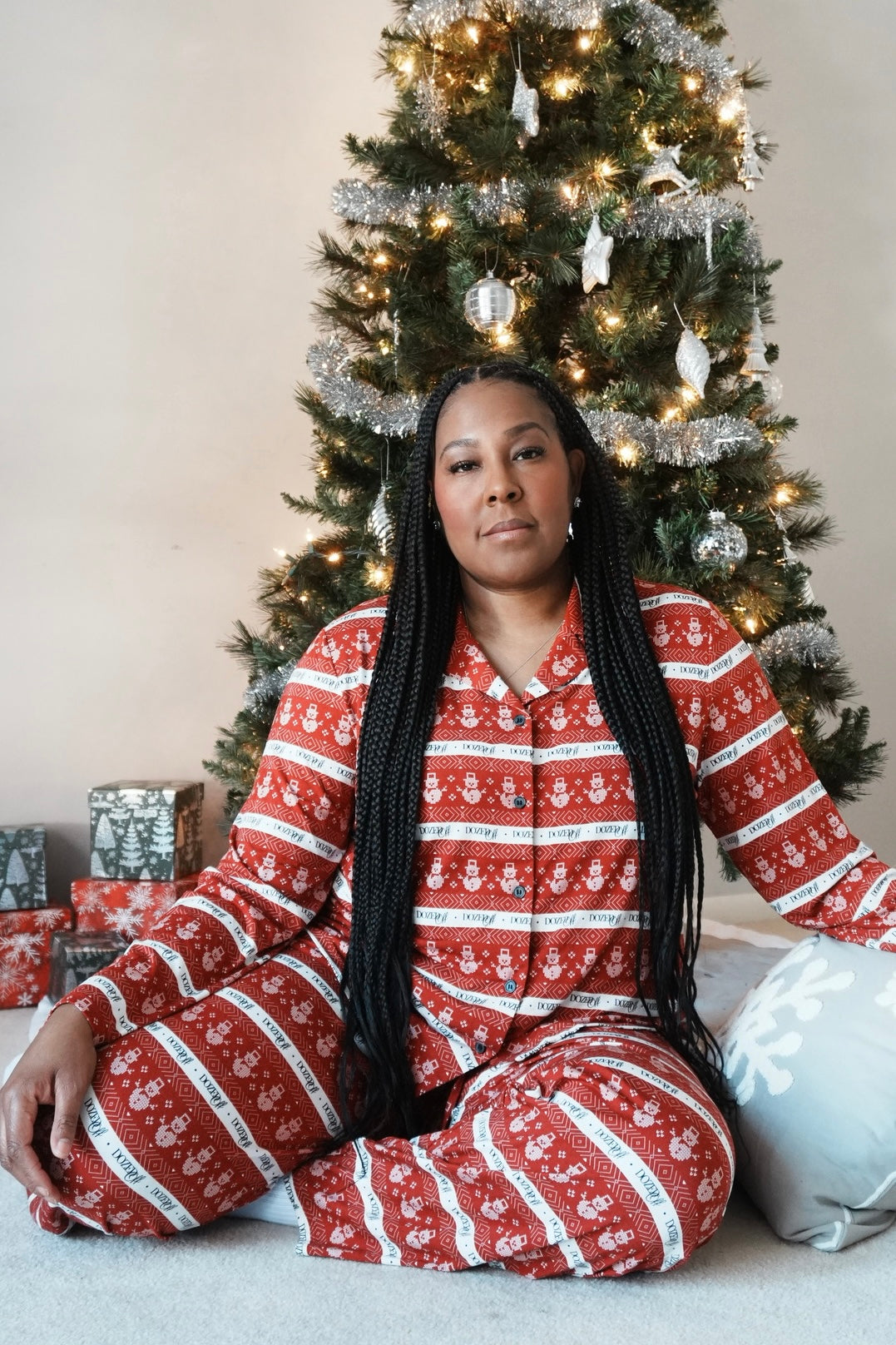 Holiday Button-Up PJ Set